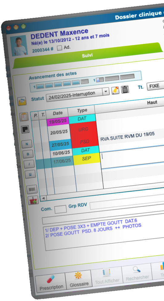 Dossier clinique